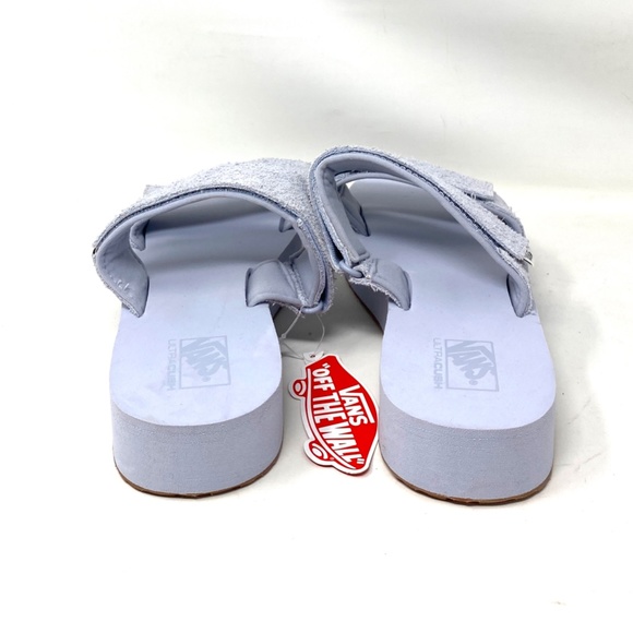 🔥HOT SALE🔥VANS Cayucas Mega Platform Gray Women’s Suede Sandals VN0A4U1XUNY - Picture 5 of 9